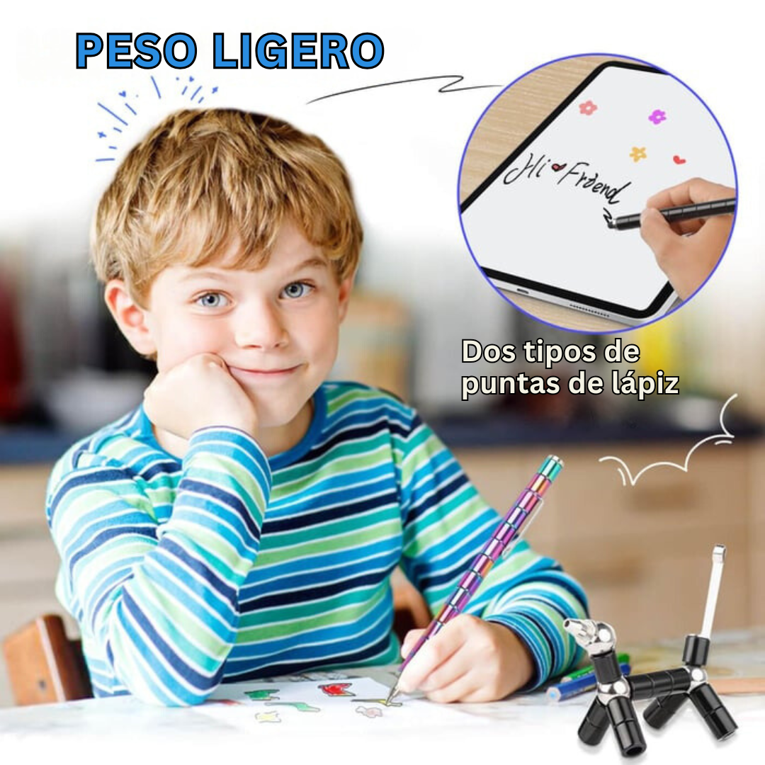 FidgetFlux - Bolígrafo Magnético Fidget