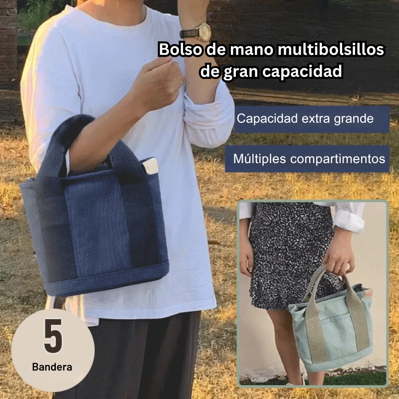 Charina - Multibolsillos De Gran Capacidad Bolso