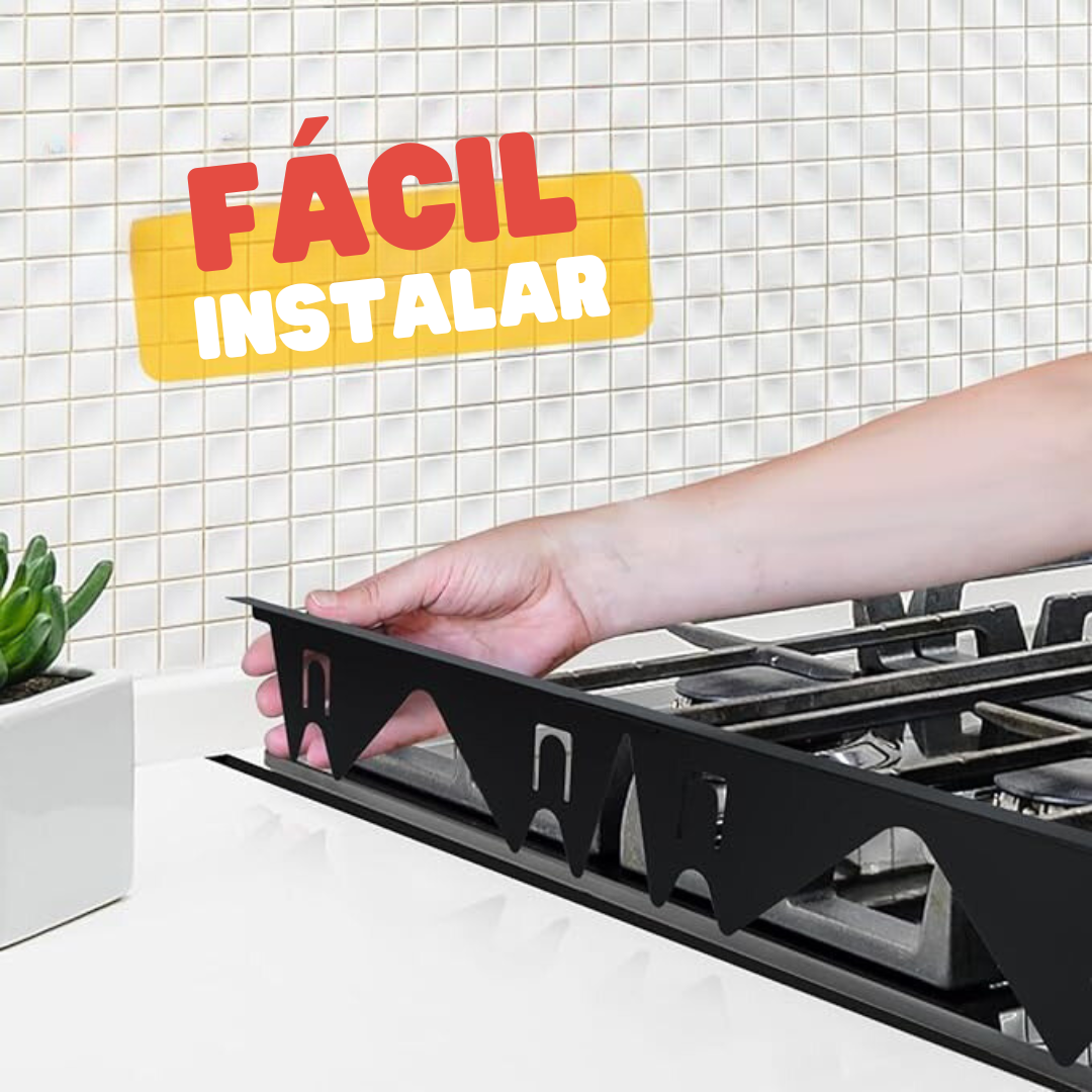 StoveSafe - Tapas Retráctiles De Acero Inoxidable Para Huecos de Estufas