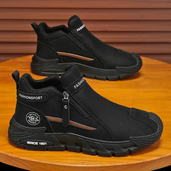 Jaquarius - Zapatillas Deportivas Modernas Con Cremallera Lateral