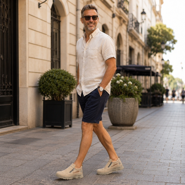 Jaquarius - Zapatillas Deportivas Modernas Con Cremallera Lateral