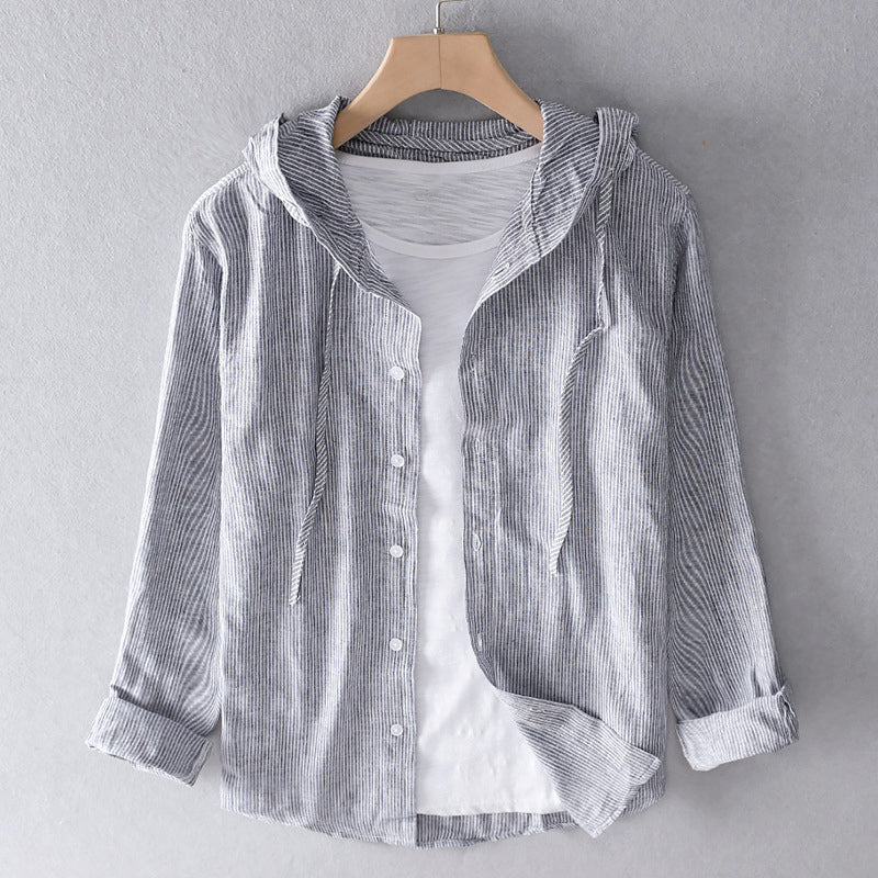 Zeeko - Camiseta con Capucha y Manga Larga