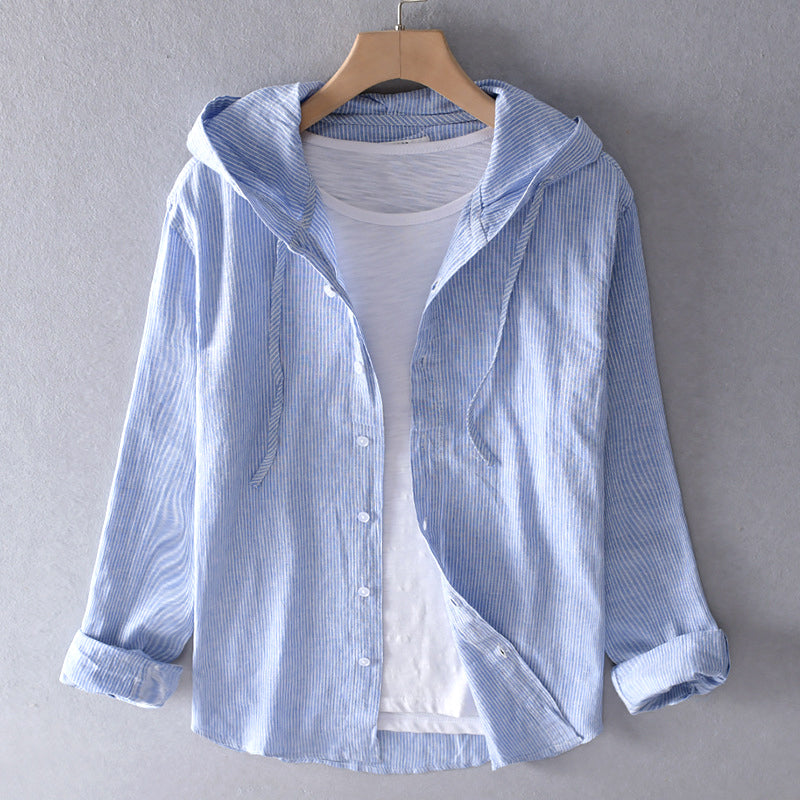 Zeeko - Camiseta con Capucha y Manga Larga