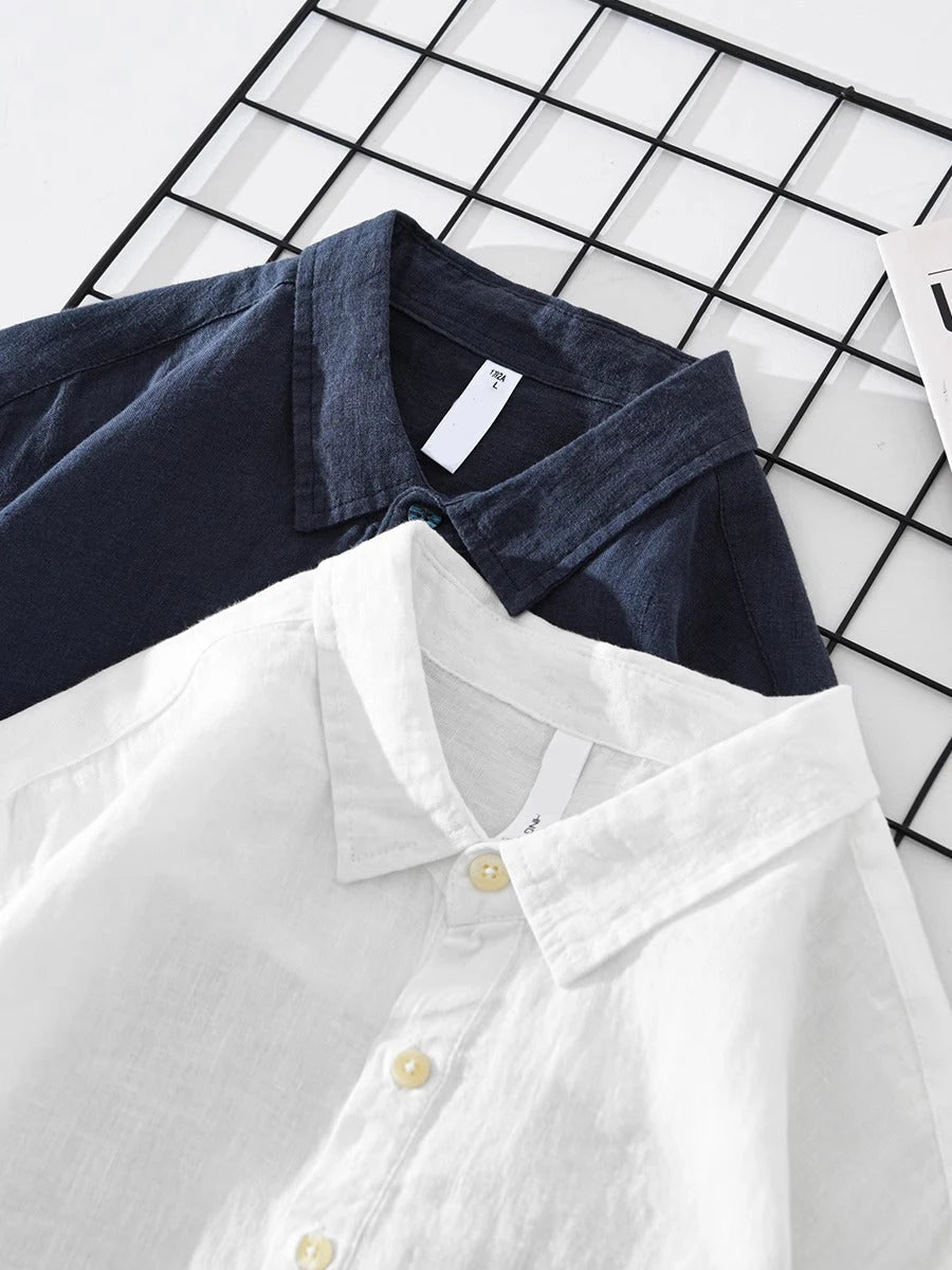 Rustam - Camisa De Manga Larga Con Cuello Y Bolsillo