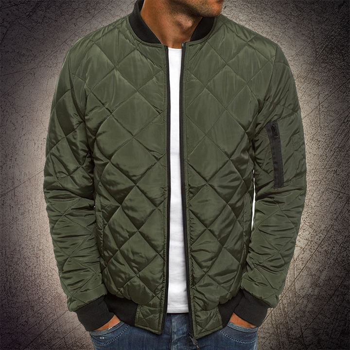 Reza - Chaqueta Bomber Acolchada Con Cremallera