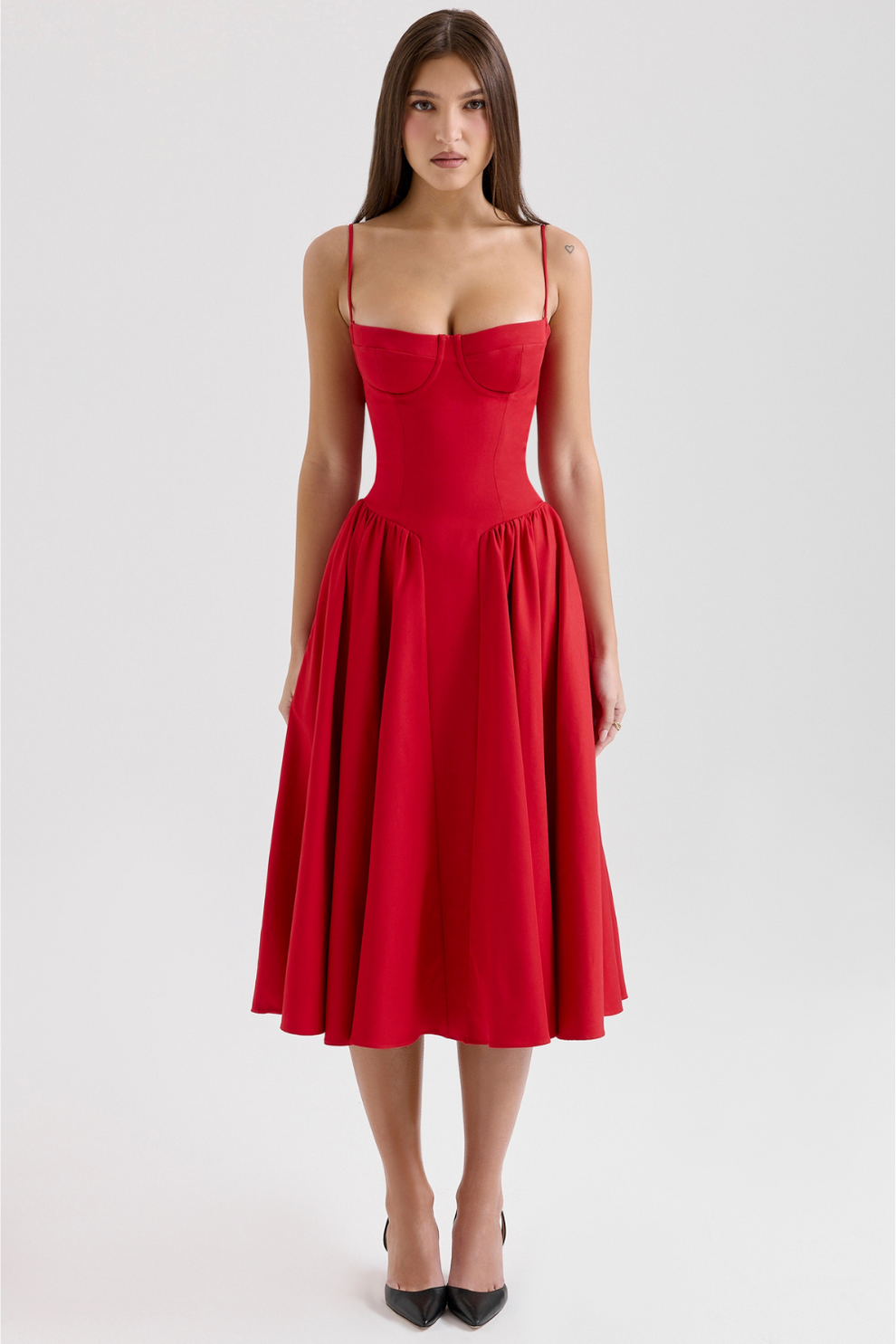 Maissa - Vestido Midi Elegante sin Mangas