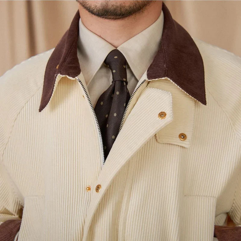 Ilona – Chaqueta De Caza Vintage De Algodón y Pana