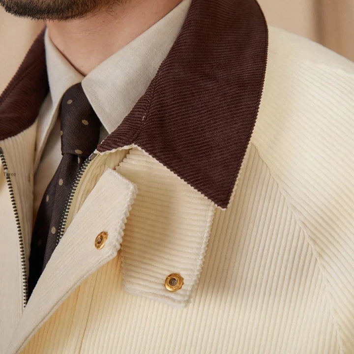 Ilona – Chaqueta De Caza Vintage De Algodón y Pana
