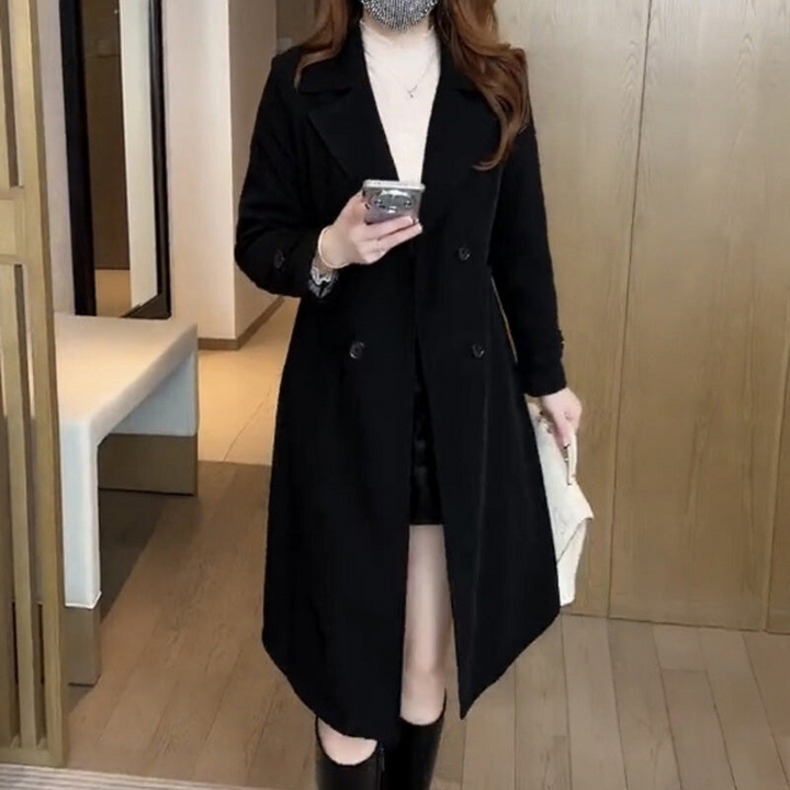 Leicy - Elegante Gabardina Cálida