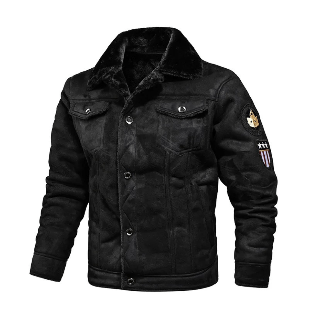 Baldur - Elegante Chaqueta Abrigada Con Botones