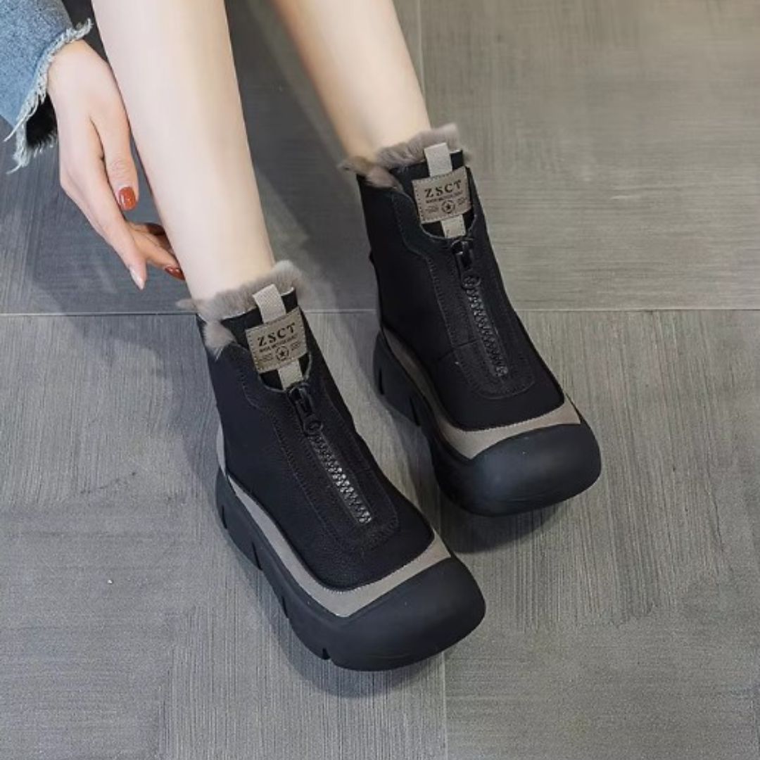 Zoharit - Bota De Tobillo Con Suela Gruesa Impermeable