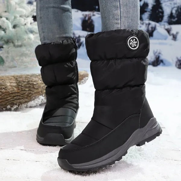 Neria - Botas De Nieve Con Cremallera Lateral