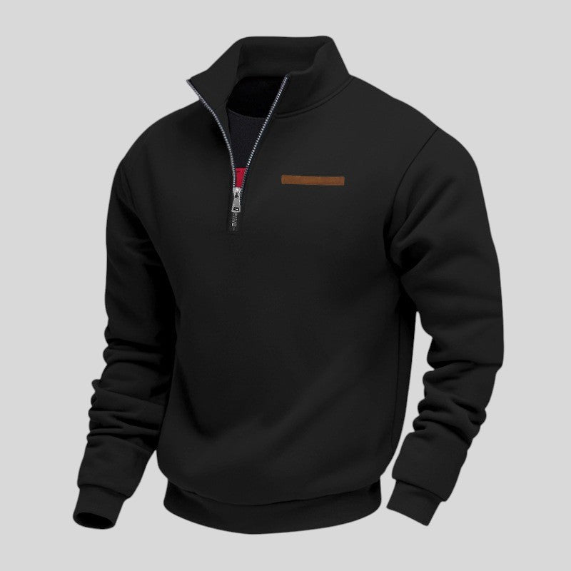 Marcus - Sudadera Informal Con Cremallera De Un Cuarto