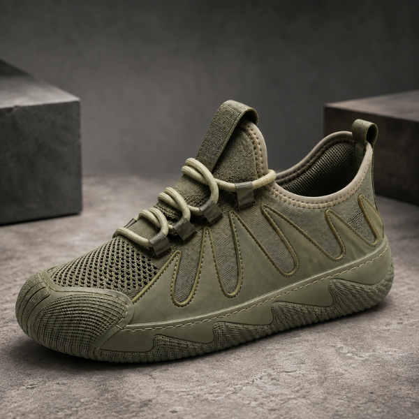 Linmark – Zapatillas Deportivas Con Cordones De Malla Transpirable
