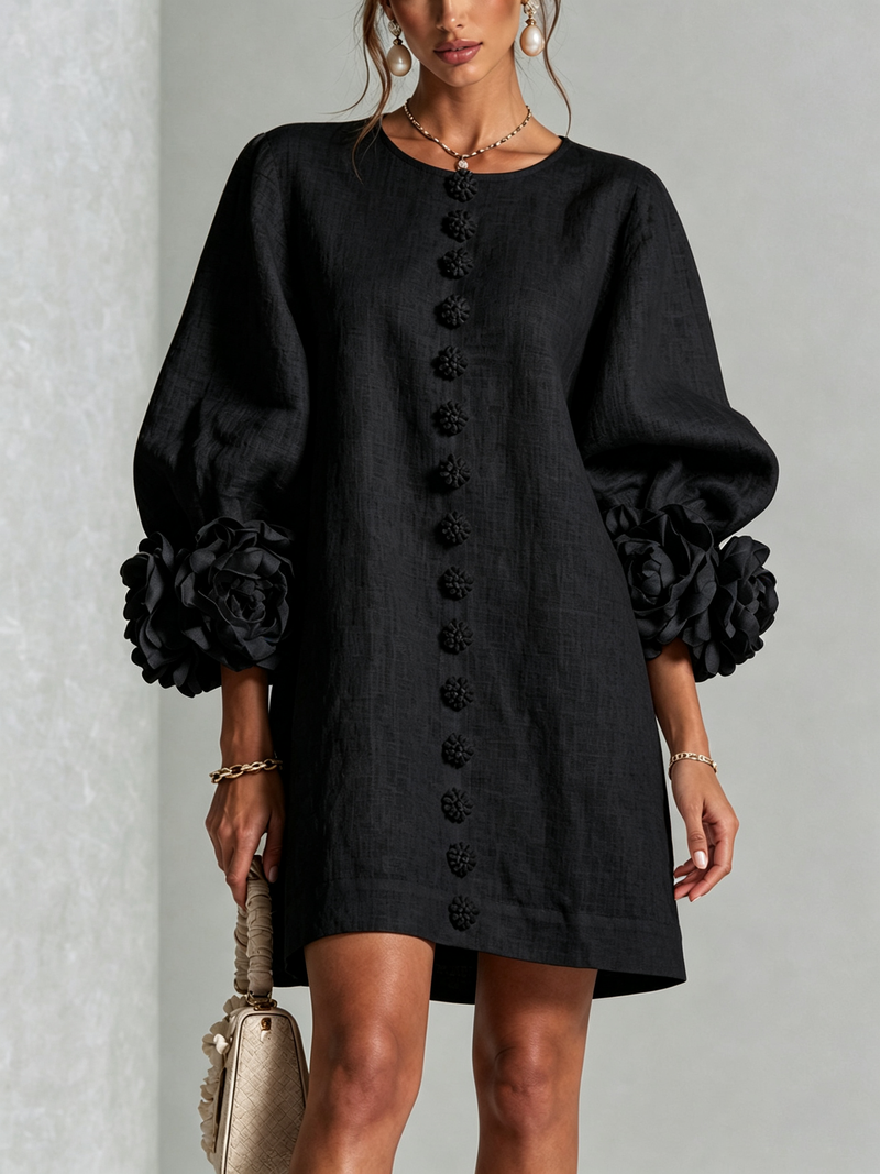 Hinan - Minivestido Con Estampado Floral