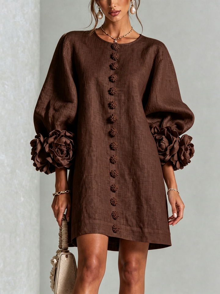 Hinan - Minivestido Con Estampado Floral