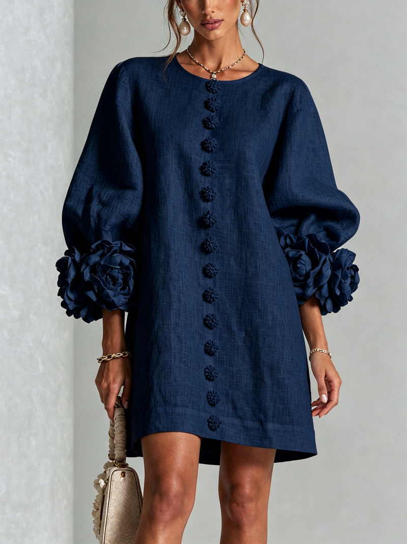 Hinan - Minivestido Con Estampado Floral