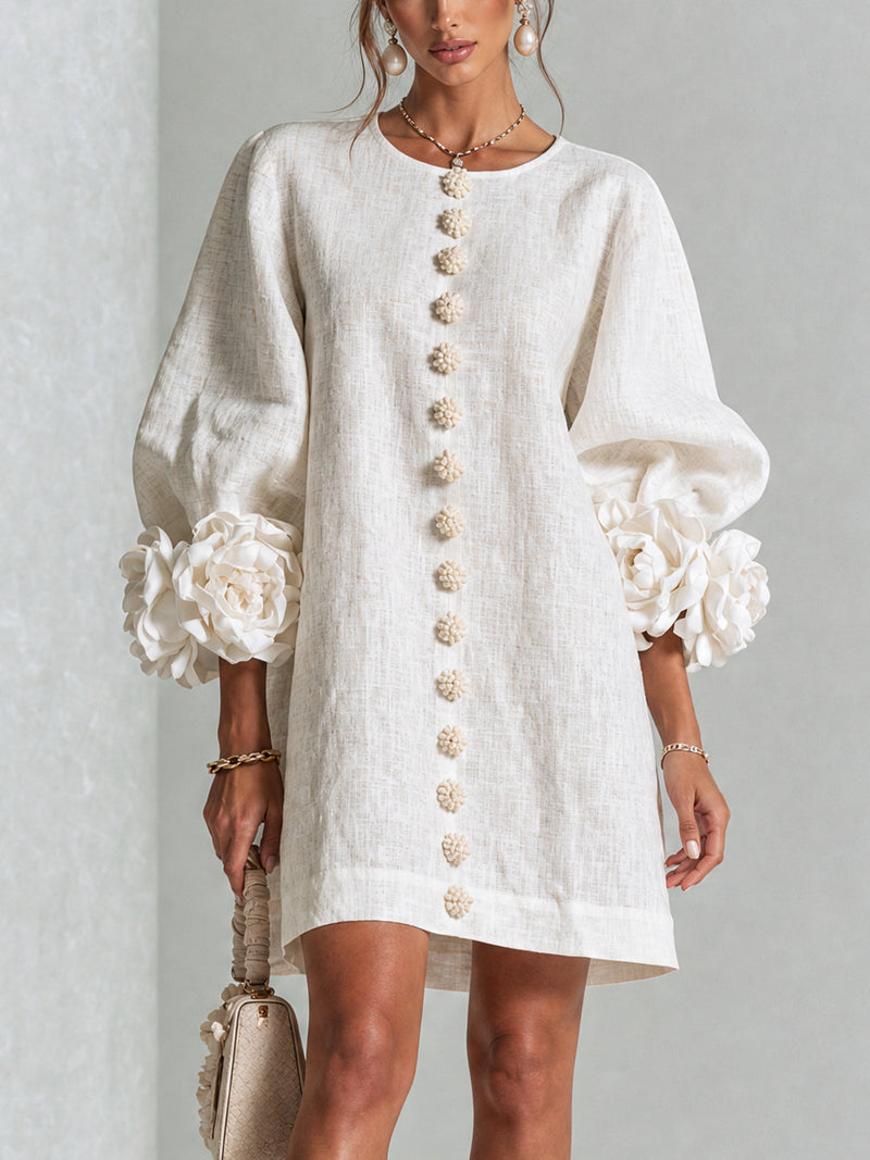 Hinan - Minivestido Con Estampado Floral
