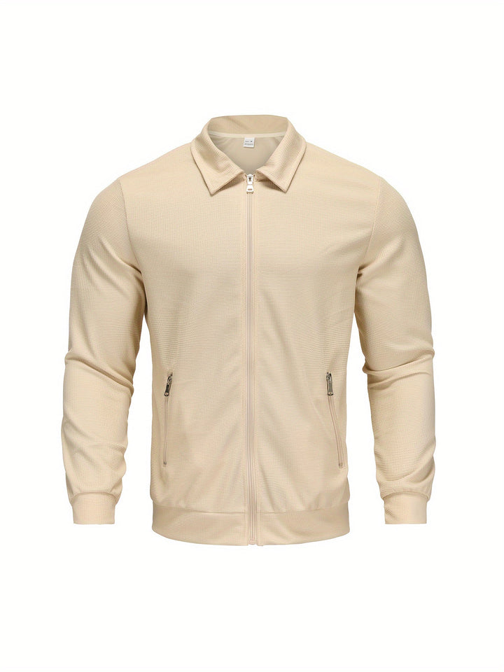 Marvin - Chaqueta Informal De Poliéster Con Cremallera