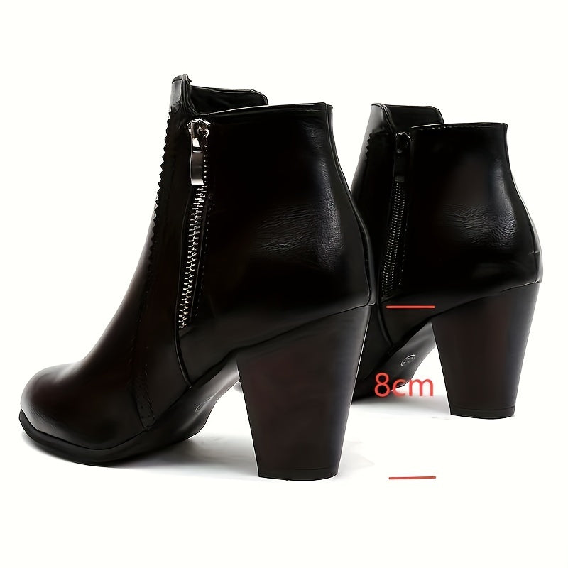 Zofie - Sandalia Elegante De Tacón Alto Con Cremallera Lateral