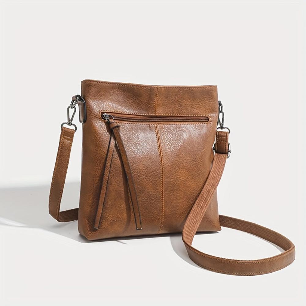 Liina – Bolso Bandolera Vintage Con Estampado De Tablero De Ajedrez