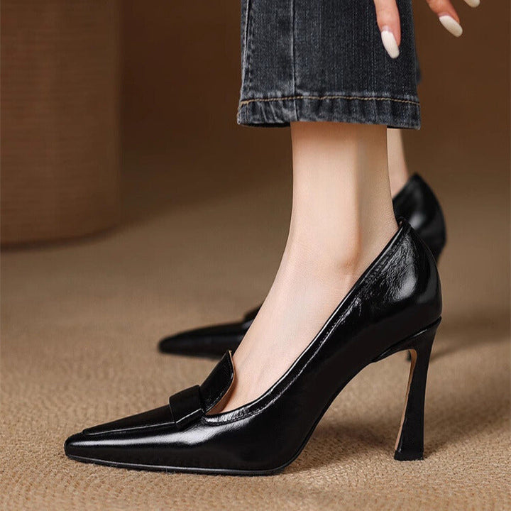 Kimiko - Zapatos De Salón De Charol Con Punta Afilada