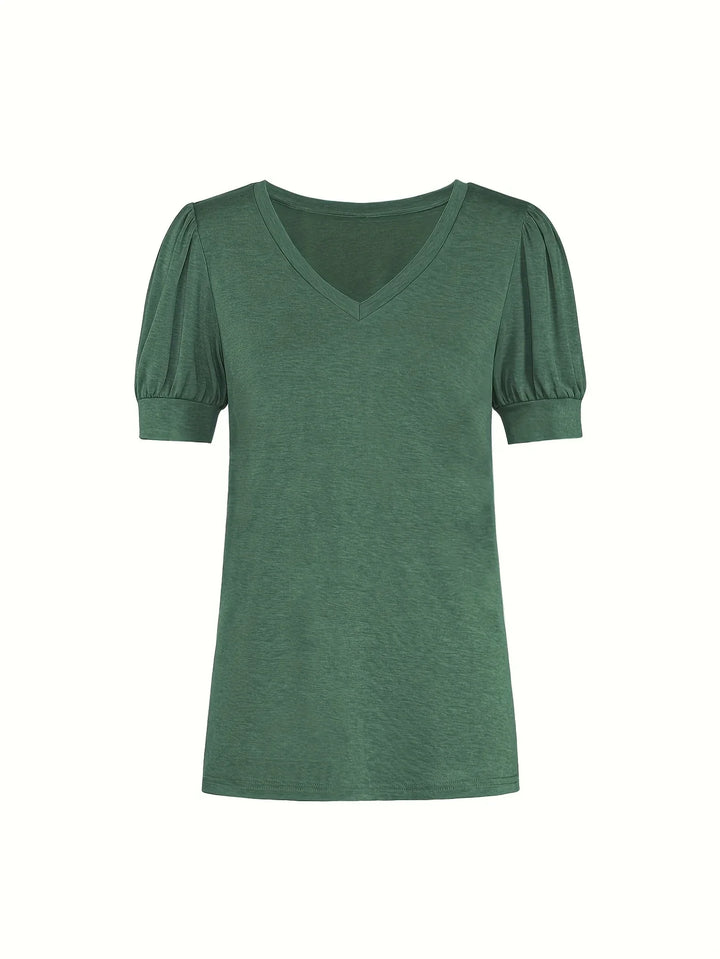 Kizzy - Camiseta Transpirable Con Mangas Tipo Pétalo