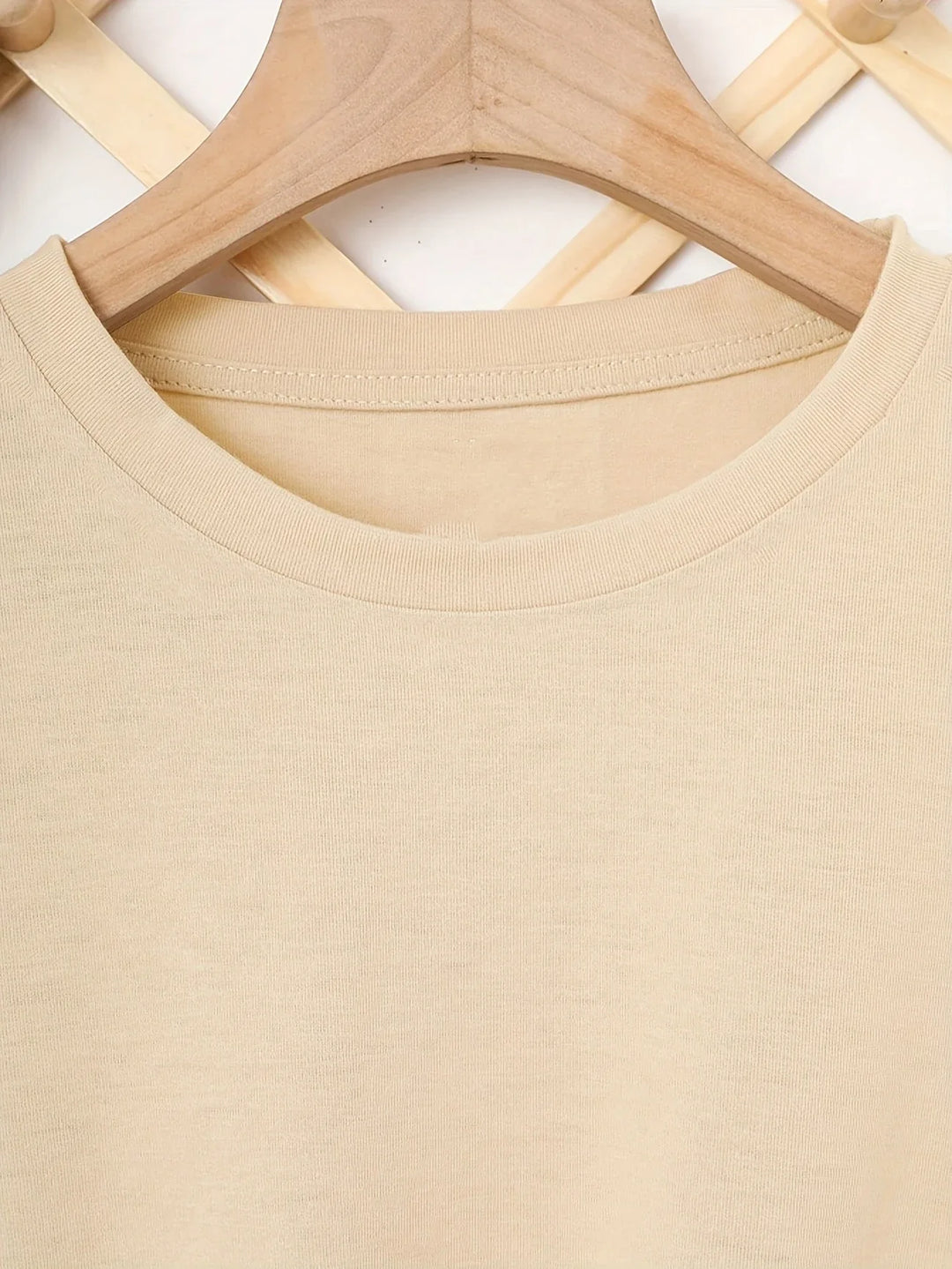 Larson - Informal Manga Corta Camiseta Con Estampado De Corazones