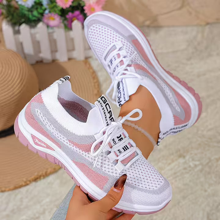 Loreta - Zapatillas Deportivas Transpirables Con Malla Degradada