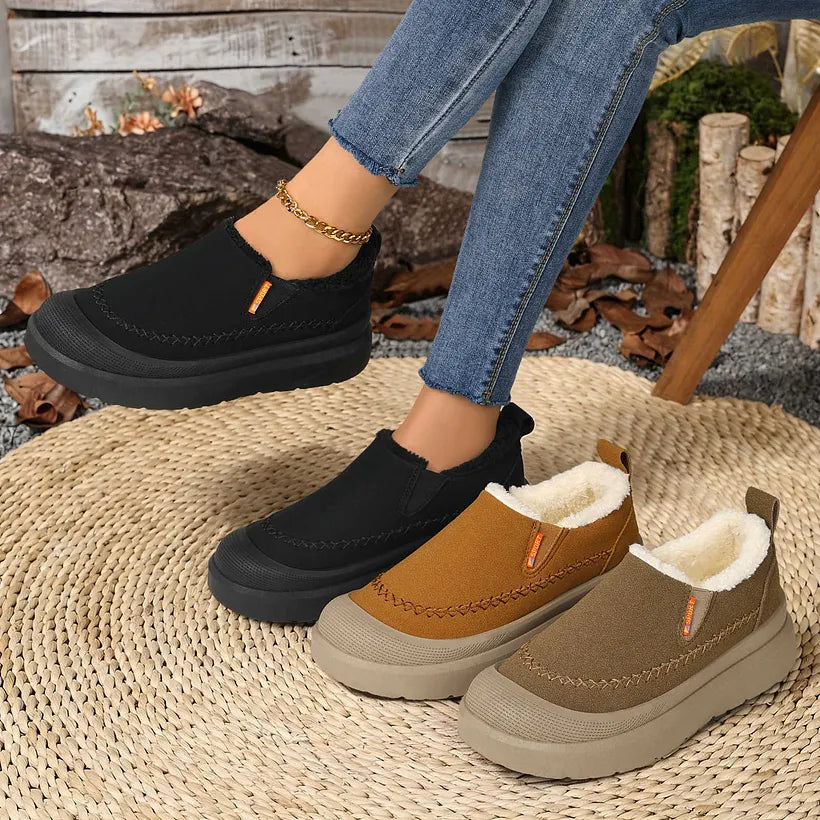 Adelya - Zapatos Elegantes Con Forro De Piel Sintética