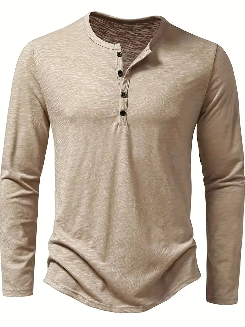 Wyatt - Elegante Camisa De Manga Larga