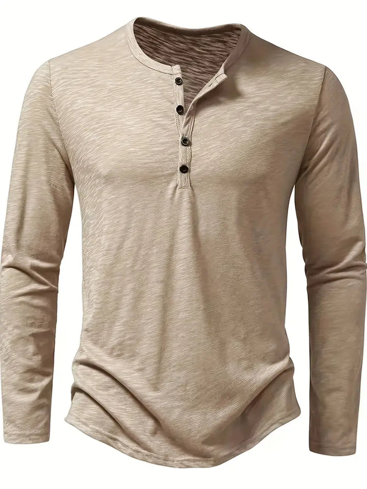 Wyatt - Elegante Camisa De Manga Larga