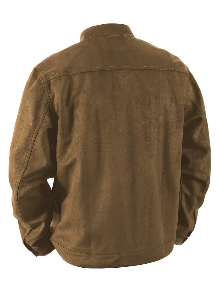 Jelil - Chaqueta De Ante Con Dos Bolsillos Delanteros