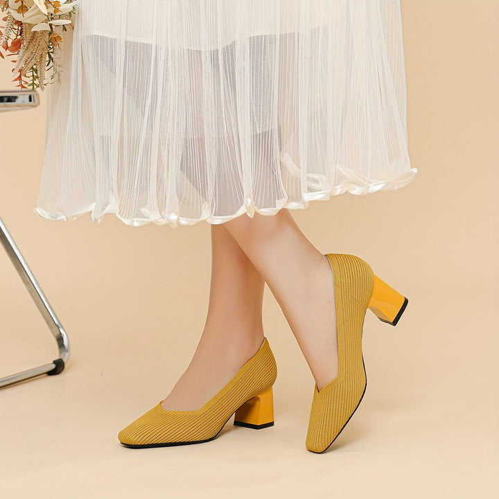 Joleen - Elegantes Zapatos De Tacón Grueso