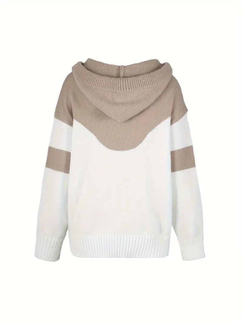 Letitia - Sudadera Con Capucha y Cordón en Bloque de Color