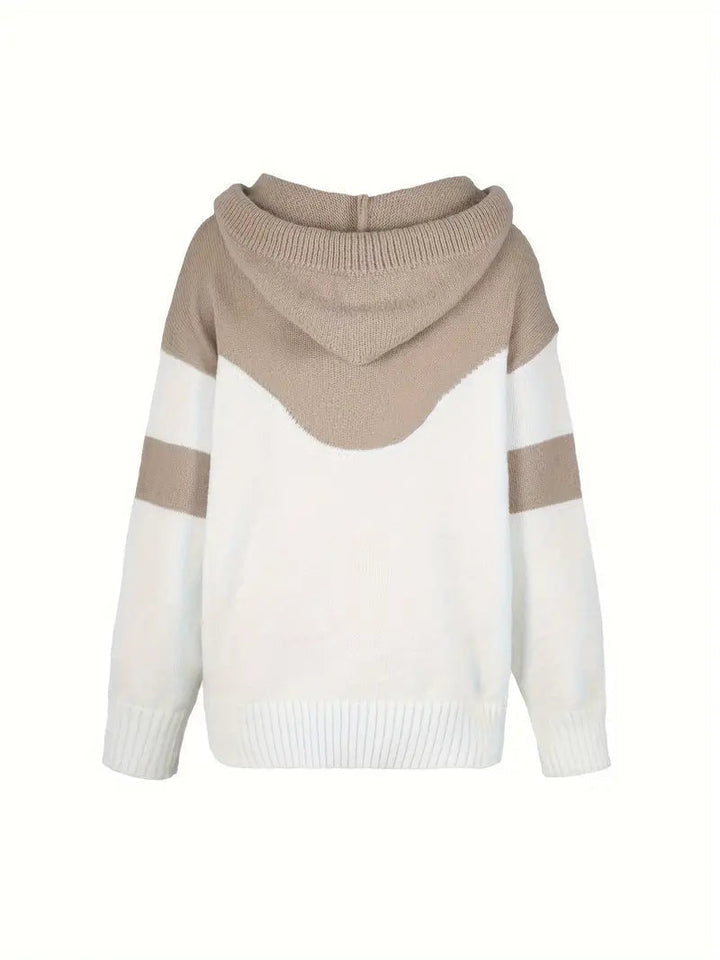 Letitia - Sudadera Con Capucha y Cordón en Bloque de Color