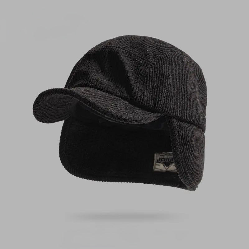 CozyFlaps - Gorro Acanalado con Orejeras