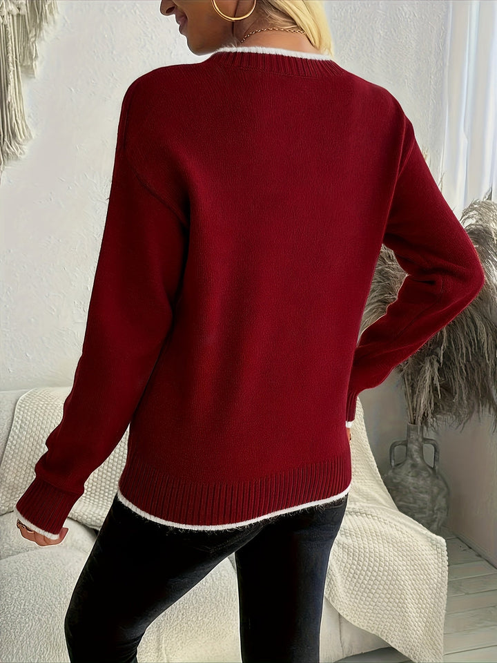 Fedele - Jersey Navideño Con Copos De Nieve