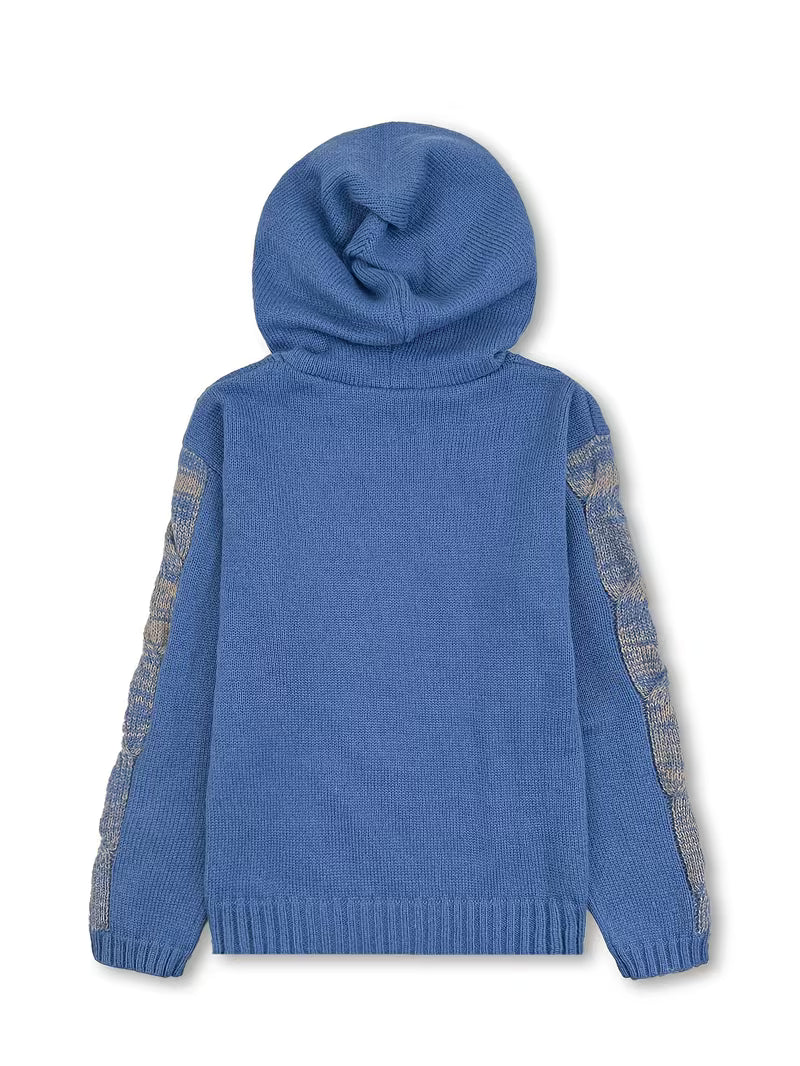 Cypriana - Elegante Jersey De Punto Con Capucha
