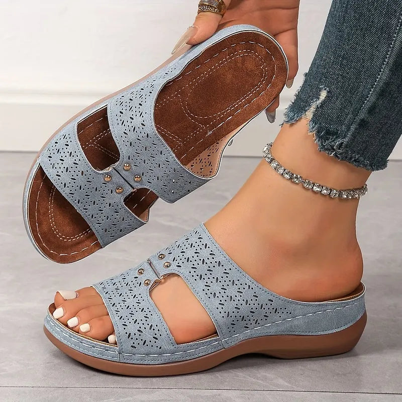 Elysa - Sandalias Cómodas Con Soporte Para el Arco
