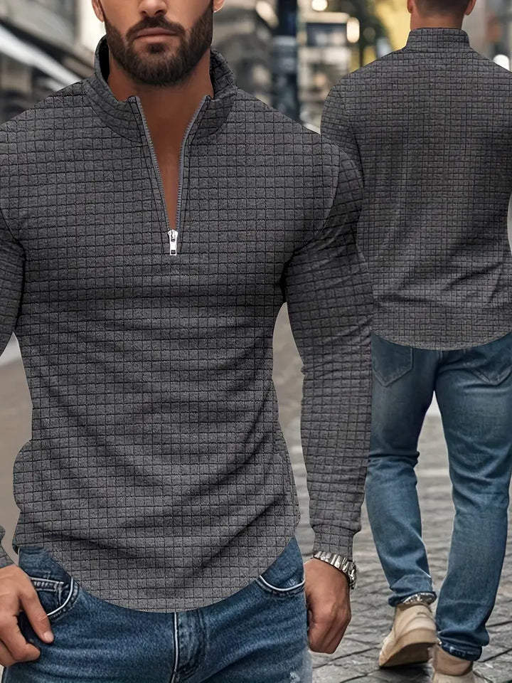 Jarryd - Sudadera De Manga Larga Con Media Cremallera