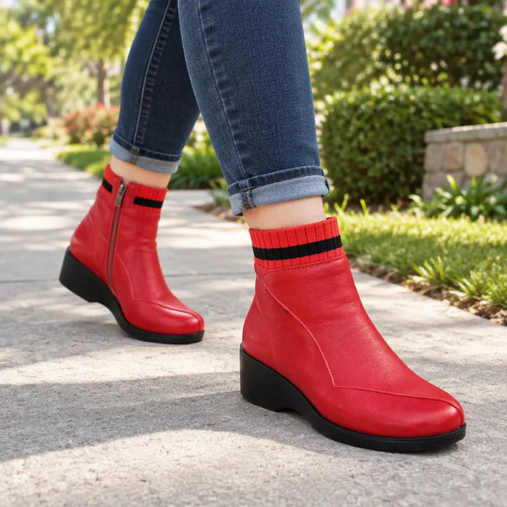 Nickia - Botines Con Cremallera Lateral