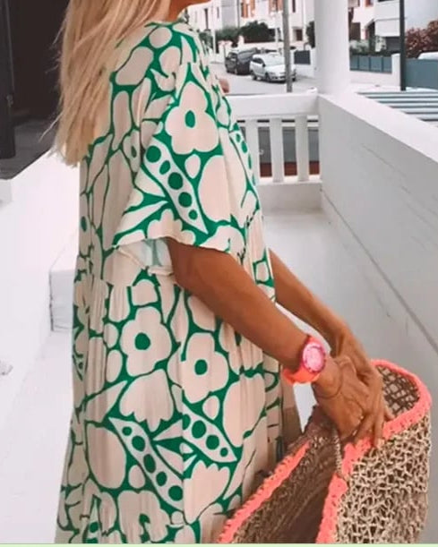 Nilsina - Vestido Veraniego de Flores Informal