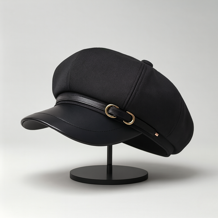 Naurine - Gorro Boina Informal de Lana