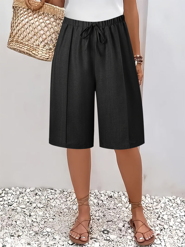 Piranda - Pantalones Cortos Elegantes Con Cintura Elástica