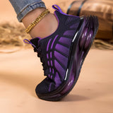 Nasyma - Zapatillas con Paneles Degradados y Suela Gruesa