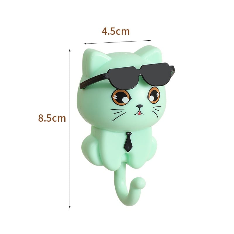 MeowHook - Llavero Gato Gafas de Sol