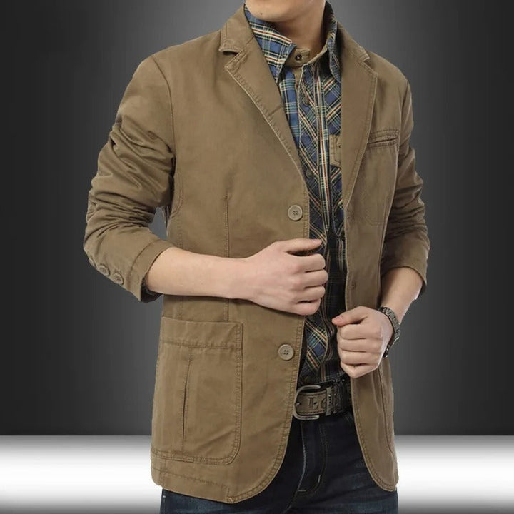 Yoram - Blazer Informal Holgado Estilo Británico