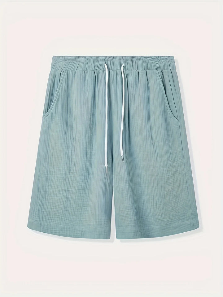 Bancroft - Elegantes Pantalones Cortos Holgados Con Bolsillos