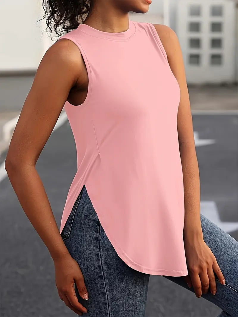 Desirae - Camisa Sin Mangas Transpirable